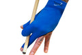 Halbfingerhandschuh, Dynamic Premium, 3-Finger, schwarz/blau, für linke Hand, L&XL