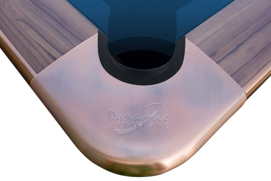 Billardtisch, Pool, Dynamic III, 8 ft. (Fuß), modern-braun, Simonis 760 royalblau