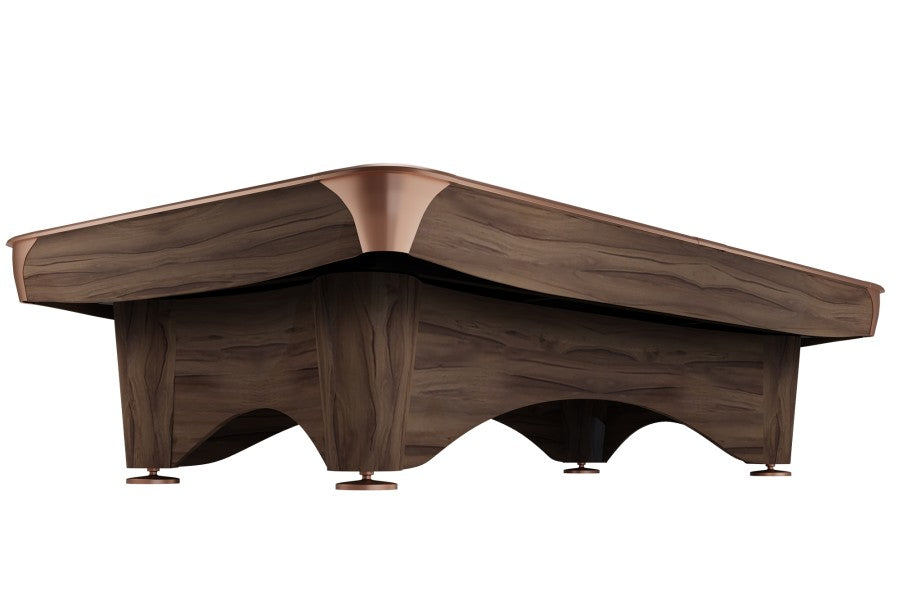Billardtisch, Pool, Dynamic III, 8 ft. (Fuß), modern-braun, Simonis 760 burgund