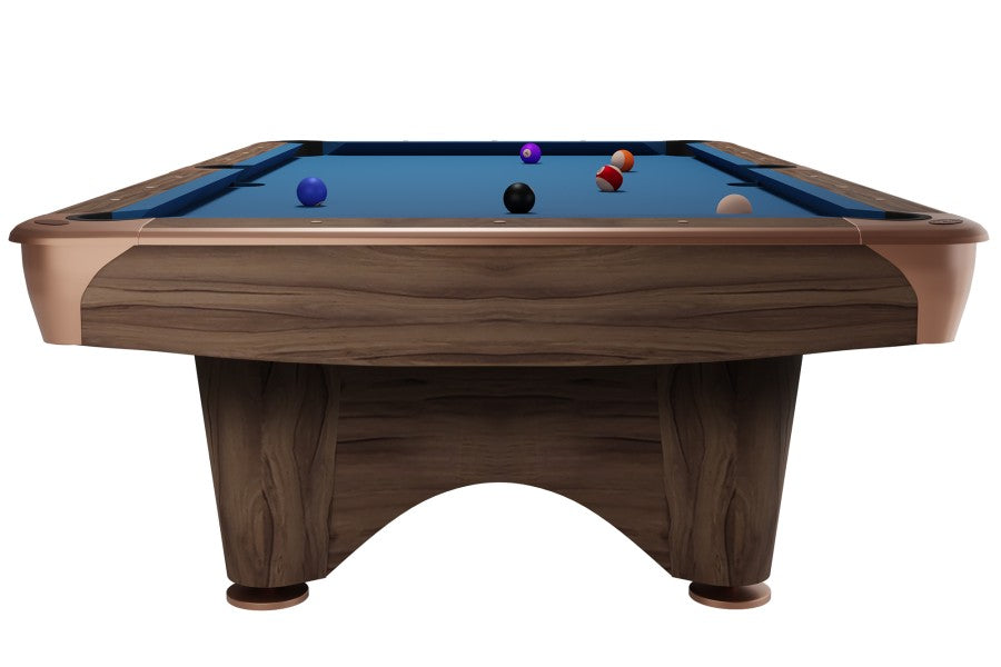 Billardtisch, Pool, Dynamic III, 8 ft. (Fuß), modern-braun, Simonis 860 grau
