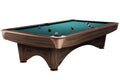Billardtisch, Pool, Dynamic III, 8 ft. (Fuß), modern-braun, Simonis 760 blaugrün