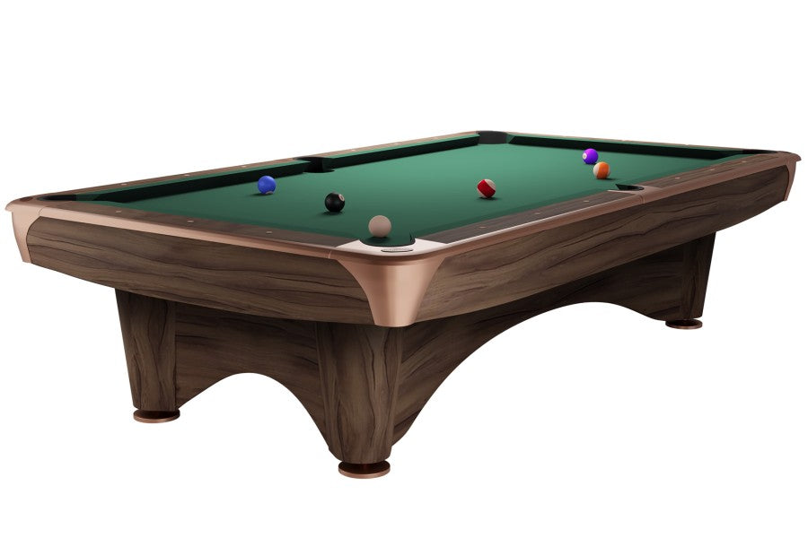 Billardtisch, Pool, Dynamic III, 8 ft. (Fuß), modern-braun, Simonis 760 gelbgrün