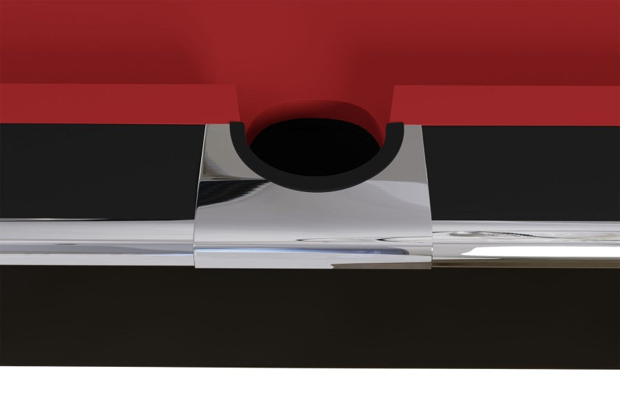 Billardtisch, Pool, Dynamic III, glänzend-schwarz, 8 ft. (Fuß), Simonis 860 puderblau