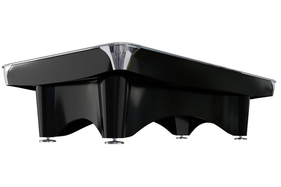 Billardtisch, Pool, Dynamic III, glänzend-schwarz, 9 ft. (Fuß), Simonis 860 turnierblau