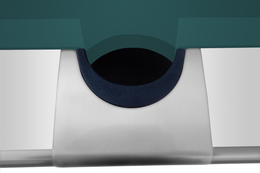 Billardtisch, Pool, Dynamic III, glänzend-weiß, 9 ft. (Fuß), Simonis 860 royalblau