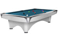 Billardtisch, Pool, Dynamic III, glänzend-weiß, 8 ft. (Fuß), Simonis 760 elektrikblau