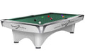 Billardtisch, Pool, Dynamic III, glänzend-weiß, gebraucht, 9 ft. (Fuß), Simonis 760 gelbgrün