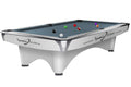 Billardtisch, Pool, Dynamic III, glänzend-weiß, gebraucht, 9 ft. (Fuß), Simonis 760 puderblau