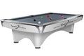 Billardtisch, Pool, Dynamic III, glänzend-weiß, gebraucht, 9 ft. (Fuß), Simonis 860 shark grey