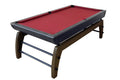 Billardtisch, Pool, Montego, 7 ft. (Fuß), schwarz-silber, ohne Abdeckplatte