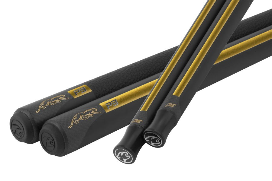 Billardqueue, Pool, Predator P3 Racer Gold LL, Uni-Loc, Revo Oberteil, Black Vault Plate, 12,9 mm UL