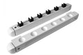 Queue-Wandhalter, Roman, 40 cm, für 6 Billardqueues, weiß