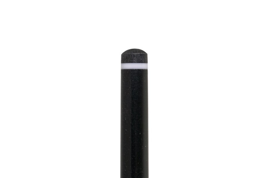 Billardqueue, Pool, RHINO Carbon, grau, einteilig, Klebeleder