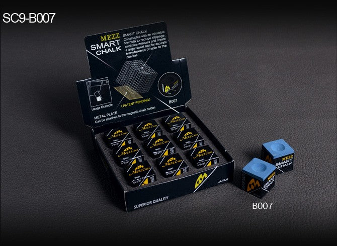 Billardkreide, Mezz Smart Chalk, blau