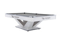 Billardtisch, Pool, Rasson Victory II Plus, weiß, 8 ft., Simonis 860 grau