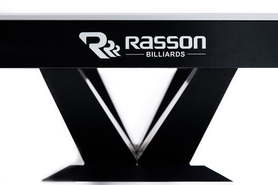 Billardtisch, Pool, Rasson Victory II Plus, 8 ft., schwarz, Ausstellungsstück, Simonis 860 royalblau