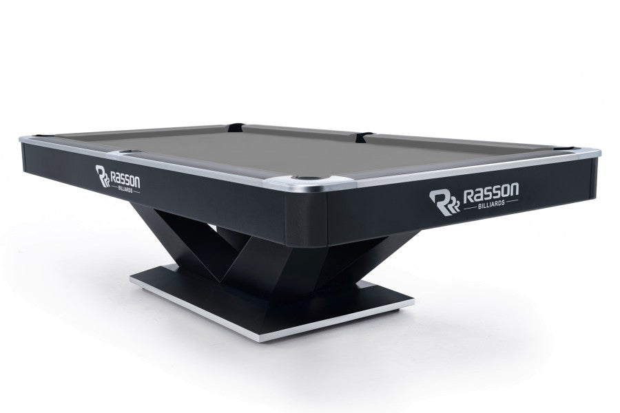Billardtisch, Pool, Rasson Victory II Plus, 8 ft., schwarz, Ausstellungsstück, Simonis 760 grau