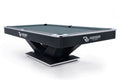 Billardtisch, Pool, Rasson Victory II Plus, 8 ft., schwarz, Ausstellungsstück, Simonis 860 puderblau