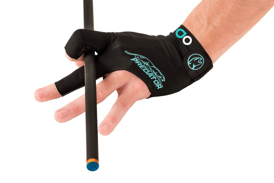 Handschuh, Predator Second Skin, 3-Finger, Albin Ouschan Black, für linke Hand, XXL
