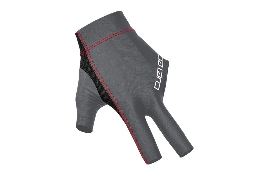 Handschuh, Cuetec Axis, 3-Finger, speed gray, für linke Hand, M