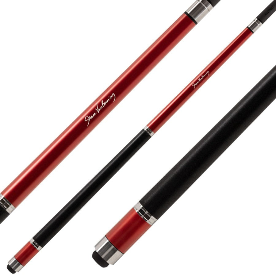 Billardqueue, Pool, Cuetec Cynergy CT-15K Carbon, rubin-rot, 3/8x14, 12.5mm