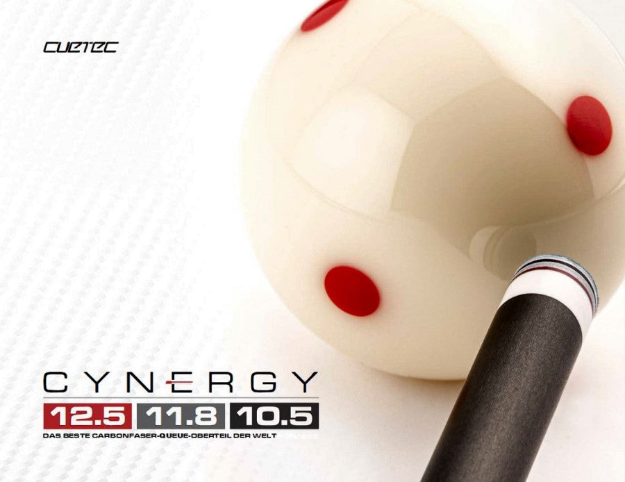 Oberteil, Pool, Cuetec Cynergy CT-15K Carbon, 3/8x14, 20mm joint, 11.8mm