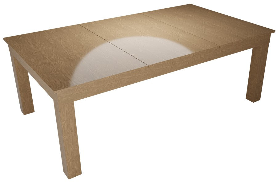 Billardtisch / Esstisch, Pool, Diner, eiche, 7 ft., Clubtuch gelbgrün