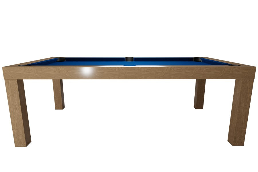 Billardtisch / Esstisch, Pool, Diner, eiche, 7 ft., Clubtuch gelbgrün