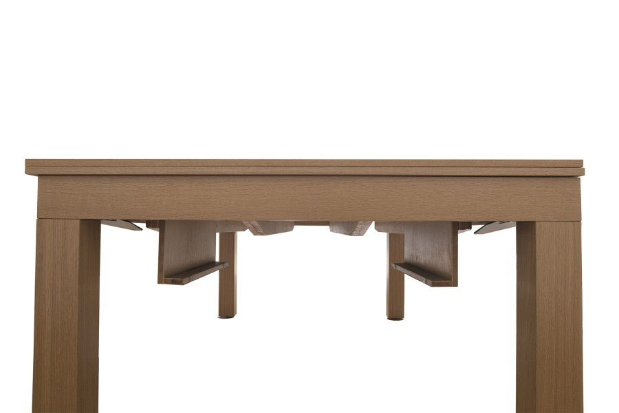 Billardtisch / Esstisch, Pool, Diner, eiche, 7 ft., Clubtuch gelbgrün