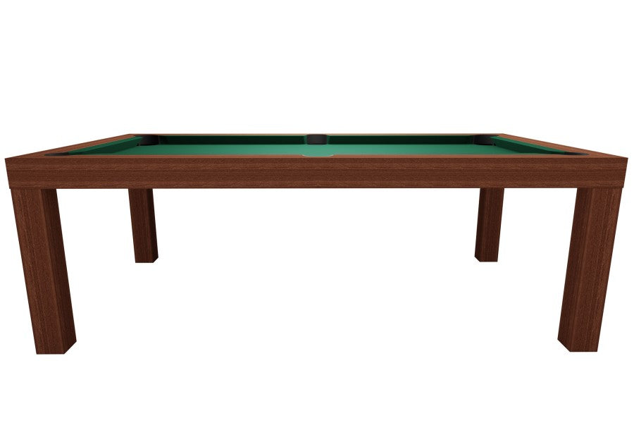 Billardtisch / Esstisch, Pool, Mozart, 7 ft. (Fuß), mahagoni, Clubtuch gelbgrün