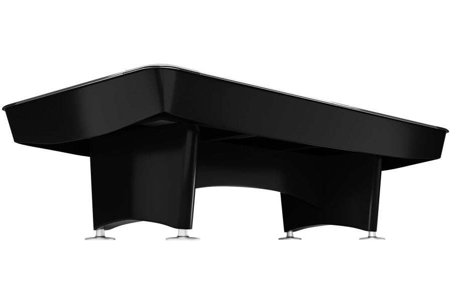 Billardtisch, Pool, Dynamic II, schwarz glänzend, 7 ft. (Fuß), Simonis 860 royalblau