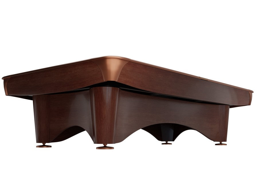 Billardtisch, Pool, Dynamic III, braun, 9 ft., Simonis 760 gelbgrün