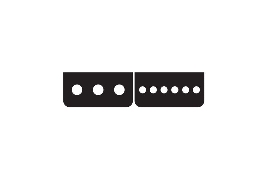Queueköcher, Predator Roadline, schwarz-grau, 3x6