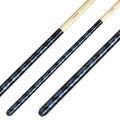 Billardqueue, Pool, Triton TRI-1, grau, einteilig, Klebeleder