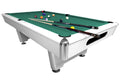 Billardtisch, Pool, Triumph, matt-weiß, 8 ft., Simonis 760 gelbgrün