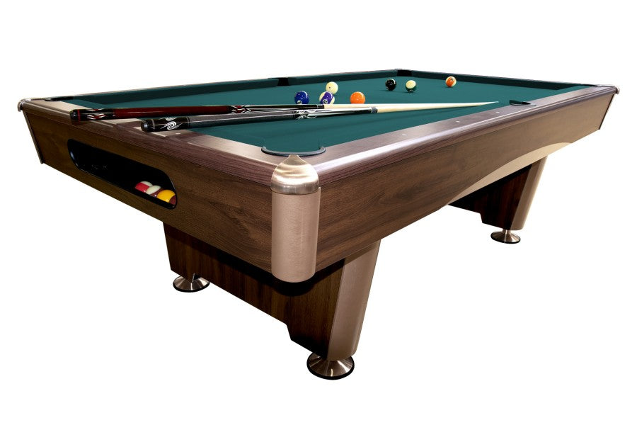 Billardtisch, Pool, Triumph, braun, 7 ft, Simonis 760 blaugrün