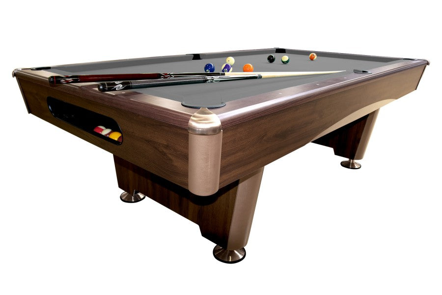 Billardtisch, Pool, Triumph, braun, 7 ft, Clubtuch grau