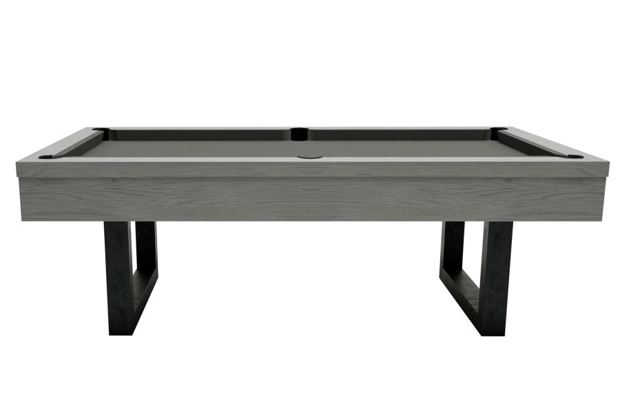 Billardtisch, Pool, Upcon, 8 ft. (Fuß), graue Eiche, 8 ft., Simonis 760 burgund