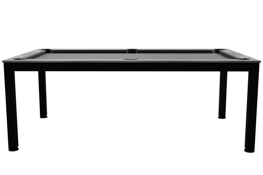 Billardtisch / Esstisch, Pool, Vancouver II, 7 ft. (Fuß), schwarz/grau, Clubtuch